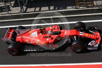 World © Octane Photographic Ltd. Formula 1 - Hungarian in-season testing. Sebastian Vettel - Scuderia Ferrari SF70H. Hungaroring, Budapest, Hungary. Wednesday 2nd August 2017. Digital Ref:1917CB2D5396