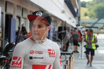 World © Octane Photographic Ltd. Formula 1 - Hungarian in-season testing. Santino Ferrucci - Haas F1 Team VF-17. Hungaroring, Budapest, Hungary. Wednesday 2nd August 2017. Digital Ref: