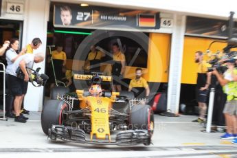 World © Octane Photographic Ltd. Formula 1 - Hungarian in-season testing. Robert Kubica - Renault Sport F1 Team R.S.17. Hungaroring, Budapest, Hungary. Wednesday 2nd August 2017. Digital Ref: