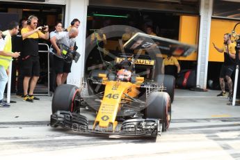 World © Octane Photographic Ltd. Formula 1 - Hungarian in-season testing. Robert Kubica - Renault Sport F1 Team R.S.17. Hungaroring, Budapest, Hungary. Wednesday 2nd August 2017. Digital Ref: