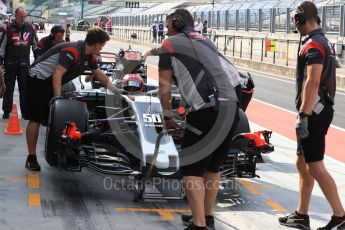 World © Octane Photographic Ltd. Formula 1 - Hungarian in-season testing. Santino Ferrucci - Haas F1 Team VF-17. Hungaroring, Budapest, Hungary. Wednesday 2nd August 2017. Digital Ref: