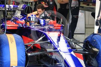 World © Octane Photographic Ltd. Formula 1 - Hungarian in-season testing. Carlos Sainz - Scuderia Toro Rosso STR12. Hungaroring, Budapest, Hungary. Wednesday 2nd August 2017. Digital Ref: