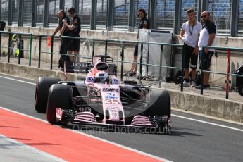 World © Octane Photographic Ltd. Formula 1 - Hungarian in-season testing. Lucas Auer - Sahara Force India VJM10. Hungaroring, Budapest, Hungary. Wednesday 2nd August 2017. Digital Ref: