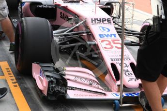 World © Octane Photographic Ltd. Formula 1 - Hungarian in-season testing. Lucas Auer - Sahara Force India VJM10. Hungaroring, Budapest, Hungary. Wednesday 2nd August 2017. Digital Ref: