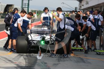 World © Octane Photographic Ltd. Formula 1 - Hungarian in-season testing. Luca Ghiotto - Williams Martini Racing FW40. Hungaroring, Budapest, Hungary. Wednesday 2nd August 2017. Digital Ref: