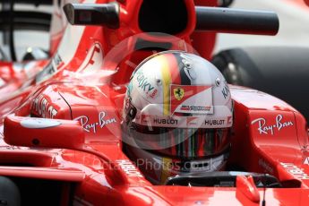 World © Octane Photographic Ltd. Formula 1 - Hungarian in-season testing. Sebastian Vettel - Scuderia Ferrari SF70H. Hungaroring, Budapest, Hungary. Wednesday 2nd August 2017. Digital Ref: