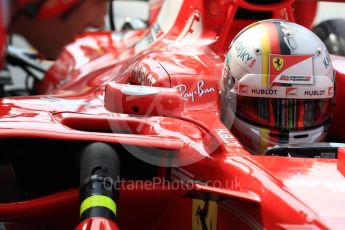 World © Octane Photographic Ltd. Formula 1 - Hungarian in-season testing. Sebastian Vettel - Scuderia Ferrari SF70H. Hungaroring, Budapest, Hungary. Wednesday 2nd August 2017. Digital Ref:
