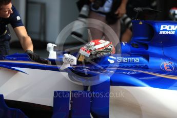 World © Octane Photographic Ltd. Formula 1 - Hungarian in-season testing. Nobuharu Matsushita – Sauber F1 Team C36. Hungaroring, Budapest, Hungary. Wednesday 2nd August 2017. Digital Ref: