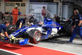 World © Octane Photographic Ltd. Formula 1 - Hungarian in-season testing. Nobuharu Matsushita – Sauber F1 Team C36. Hungaroring, Budapest, Hungary. Wednesday 2nd August 2017. Digital Ref: