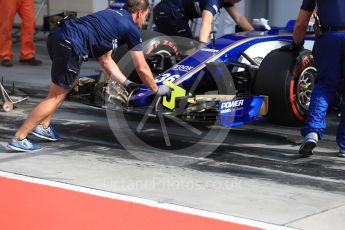 World © Octane Photographic Ltd. Formula 1 - Hungarian in-season testing. Nobuharu Matsushita – Sauber F1 Team C36. Hungaroring, Budapest, Hungary. Wednesday 2nd August 2017. Digital Ref: