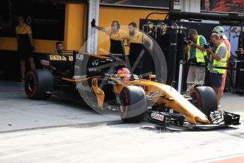 World © Octane Photographic Ltd. Formula 1 - Hungarian in-season testing. Robert Kubica - Renault Sport F1 Team R.S.17. Hungaroring, Budapest, Hungary. Wednesday 2nd August 2017. Digital Ref: