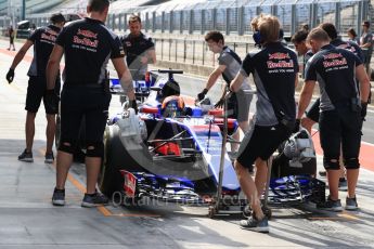 World © Octane Photographic Ltd. Formula 1 - Hungarian in-season testing. Carlos Sainz - Scuderia Toro Rosso STR12. Hungaroring, Budapest, Hungary. Wednesday 2nd August 2017. Digital Ref: