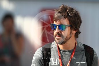 World © Octane Photographic Ltd. Formula 1 - Hungarian Grand Prix Paddock. Fernando Alonso - McLaren Honda MCL32. Hungaroring, Budapest, Hungary. Saturday 29th July 2017. Digital Ref:1906LB1D8827