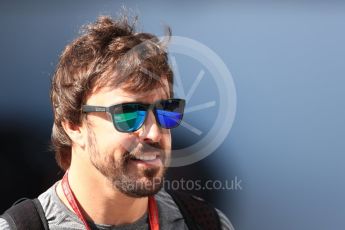 World © Octane Photographic Ltd. Formula 1 - Hungarian Grand Prix Paddock. Fernando Alonso - McLaren Honda MCL32. Hungaroring, Budapest, Hungary. Saturday 29th July 2017. Digital Ref:1906LB1D8836