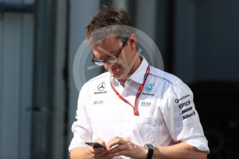 World © Octane Photographic Ltd. Formula 1 - Hungarian Grand Prix. James Allison - Technical Director of Mercedes-AMG Petronas Motorsport. Hungaroring, Budapest, Hungary. Friday 28th July 2017. Digital Ref:1906LB1D8847