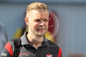 World © Octane Photographic Ltd. Formula 1 - Hungarian Grand Prix Paddock. Kevin Magnussen - Haas F1 Team VF-17. Hungaroring, Budapest, Hungary. Saturday 29th July 2017. Digital Ref:1906LB1D8964