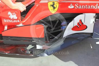 World © Octane Photographic Ltd. Formula 1 - Hungarian Grand Prix Paddock. Scuderia Ferrari SF70H. Hungaroring, Budapest, Hungary. Thursday 27th July 2017. Digital Ref: