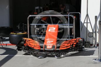 World © Octane Photographic Ltd. Formula 1 - Hungarian Grand Prix Paddock. McLaren Honda MCL32. Hungaroring, Budapest, Hungary. Thursday 27th July 2017. Digital Ref: