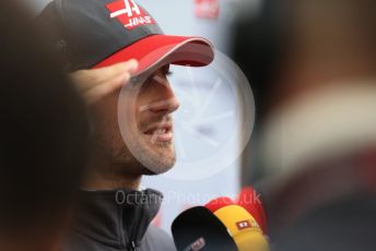 World © Octane Photographic Ltd. Romain Grosjean - Haas F1 Team. Hungaroring, Budapest, Hungary. Thursday 27th July 2017. Digital Ref: 1895CB2D0373