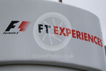 World © Octane Photographic Ltd. F1 Experiences logo. Hungaroring, Budapest, Hungary. Thursday 27th July 2017. Digital Ref: 1895CB2D0377