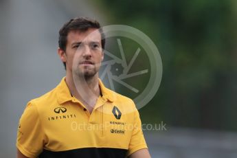 World © Octane Photographic Ltd. Formula 1 - Hungarian Grand Prix Track Walk. Jolyon Palmer - Renault Sport F1 Team R.S.17. Hungaroring, Budapest, Hungary. Thursday 27th July 2017. Digital Ref:1895CB7D7794