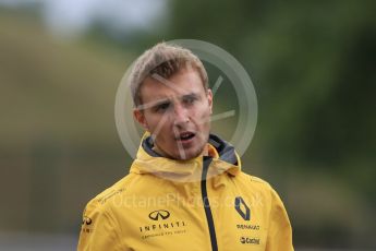 World © Octane Photographic Ltd. Formula 1 - Hungarian Grand Prix Paddock. Sergey Sirotkin - Renault Sport F1 Team Third & Reserve Driver. Hungaroring, Budapest, Hungary. Thursday 27th July 2017. Digital Ref:1895CB7D7806