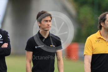 World © Octane Photographic Ltd. Formula 1 - Hungarian Grand Prix Track Walk. Jack Aitken - Renault Sport Academy. Hungaroring, Budapest, Hungary. Thursday 27th July 2017. Digital Ref:1895CB7D7811