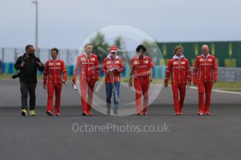 World © Octane Photographic Ltd. Formula 1 - Hungarian Grand Prix Track Walk. Sebastian Vettel - Scuderia Ferrari SF70H. Hungaroring, Budapest, Hungary. Thursday 27th July 2017. Digital Ref:1895CB7D7822