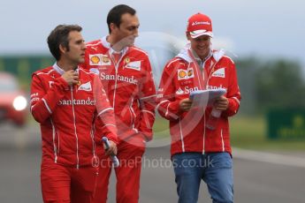 World © Octane Photographic Ltd. Formula 1 - Hungarian Grand Prix Track Walk. Sebastian Vettel - Scuderia Ferrari SF70H. Hungaroring, Budapest, Hungary. Thursday 27th July 2017. Digital Ref:1895CB7D7830