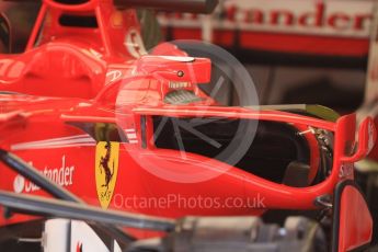 World © Octane Photographic Ltd. Formula 1 - Hungarian Grand Prix Paddock. Scuderia Ferrari SF70H. Hungaroring, Budapest, Hungary. Thursday 27th July 2017. Digital Ref: