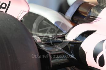 World © Octane Photographic Ltd. Formula 1 - Hungarian Grand Prix Paddock. Sahara Force India VJM10. Hungaroring, Budapest, Hungary. Thursday 27th July 2017. Digital Ref: