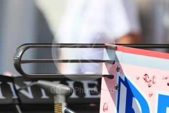 World © Octane Photographic Ltd. Formula 1 - Hungarian Grand Prix Paddock. Sahara Force India VJM10. Hungaroring, Budapest, Hungary. Thursday 27th July 2017. Digital Ref: