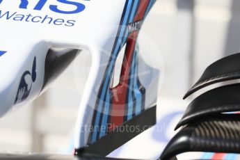 World © Octane Photographic Ltd. Formula 1 - Hungarian Grand Prix Paddock. Williams Martini Racing FW40. Hungaroring, Budapest, Hungary. Thursday 27th July 2017. Digital Ref:
