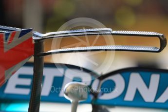 World © Octane Photographic Ltd. Formula 1 - Hungarian Grand Prix Paddock. Mercedes AMG Petronas F1 W08 EQ Energy+. Hungaroring, Budapest, Hungary. Thursday 27th July 2017. Digital Ref: