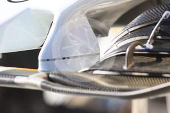 World © Octane Photographic Ltd. Formula 1 - Hungarian Grand Prix Paddock. Haas F1 Team VF-17. Hungaroring, Budapest, Hungary. Thursday 27th July 2017. Digital Ref: