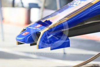 World © Octane Photographic Ltd. Formula 1 - Hungarian Grand Prix Paddock. Sauber F1 Team C36. Hungaroring, Budapest, Hungary. Thursday 27th July 2017. Digital Ref: