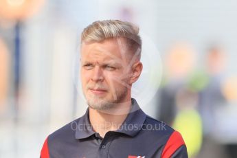 World © Octane Photographic Ltd. Formula 1 - Hungarian Grand Prix Paddock. Kevin Magnussen - Haas F1 Team VF-17. Hungaroring, Budapest, Hungary. Thursday 27th July 2017. Digital Ref: