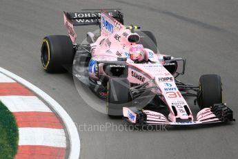 World © Octane Photographic Ltd. Formula 1 - Canadian Grand Prix - Friday Practice 1. Esteban Ocon - Sahara Force India VJM10. Circuit Gilles Villeneuve, Montreal, Canada. Friday 9th June 2017. Digital Ref: 1850LB1D3018