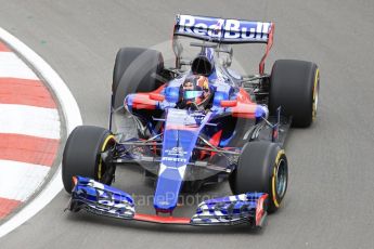 World © Octane Photographic Ltd. Formula 1 - Canadian Grand Prix - Friday Practice 1. Daniil Kvyat - Scuderia Toro Rosso STR12. Circuit Gilles Villeneuve, Montreal, Canada. Friday 9th June 2017. Digital Ref: 1850LB1D3060