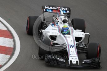 World © Octane Photographic Ltd. Formula 1 - Canadian Grand Prix - Friday Practice 1. Felipe Massa - Williams Martini Racing FW40. Circuit Gilles Villeneuve, Montreal, Canada. Friday 9th June 2017. Digital Ref: 1850LB1D3072