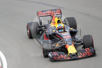 World © Octane Photographic Ltd. Formula 1 - Canadian Grand Prix - Friday Practice 1. Daniel Ricciardo - Red Bull Racing RB13. Circuit Gilles Villeneuve, Montreal, Canada. Friday 9th June 2017. Digital Ref: 1850LB1D3254