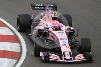 World © Octane Photographic Ltd. Formula 1 - Canadian Grand Prix - Friday Practice 1. Esteban Ocon - Sahara Force India VJM10. Circuit Gilles Villeneuve, Montreal, Canada. Friday 9th June 2017. Digital Ref: 1850LB1D3294