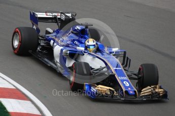 World © Octane Photographic Ltd. Formula 1 - Canadian Grand Prix - Friday Practice 1. Marcus Ericsson – Sauber F1 Team C36. Circuit Gilles Villeneuve, Montreal, Canada. Friday 9th June 2017. Digital Ref: 1850LB1D3354