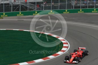 World © Octane Photographic Ltd. Formula 1 - Canadian Grand Prix - Friday Practice 1. Kimi Raikkonen - Scuderia Ferrari SF70H. Circuit Gilles Villeneuve, Montreal, Canada. Friday 9th June 2017. Digital Ref: 1850LB2D1403