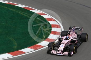 World © Octane Photographic Ltd. Formula 1 - Canadian Grand Prix - Friday Practice 1. Sergio Perez - Sahara Force India VJM10. Circuit Gilles Villeneuve, Montreal, Canada. Friday 9th June 2017. Digital Ref: 1850LB2D1477