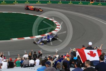 World © Octane Photographic Ltd. Formula 1 - Canadian Grand Prix - Friday Practice 1. Pascal Wehrlein – Sauber F1 Team C36. Circuit Gilles Villeneuve, Montreal, Canada. Friday 9th June 2017. Digital Ref: 1850LB2D1495