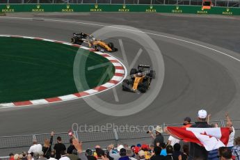 World © Octane Photographic Ltd. Formula 1 - Canadian Grand Prix - Friday Practice 1. Nico Hulkenberg - Renault Sport F1 Team R.S.17. Circuit Gilles Villeneuve, Montreal, Canada. Friday 9th June 2017. Digital Ref: 1850LB2D1506