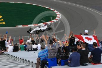 World © Octane Photographic Ltd. Formula 1 - Canadian Grand Prix - Friday Practice 1. Lance Stroll - Williams Martini Racing FW40. Circuit Gilles Villeneuve, Montreal, Canada. Friday 9th June 2017. Digital Ref: 1850LB2D1526