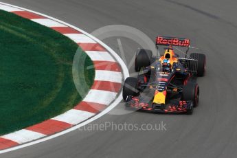 World © Octane Photographic Ltd. Formula 1 - Canadian Grand Prix - Friday Practice 1. Daniel Ricciardo - Red Bull Racing RB13. Circuit Gilles Villeneuve, Montreal, Canada. Friday 9th June 2017. Digital Ref: 1850LB2D1559