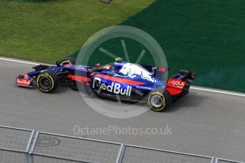 World © Octane Photographic Ltd. Formula 1 - Canadian Grand Prix - Friday Practice 1. Carlos Sainz - Scuderia Toro Rosso STR12. Circuit Gilles Villeneuve, Montreal, Canada. Friday 9th June 2017. Digital Ref: 1850LB2D1575